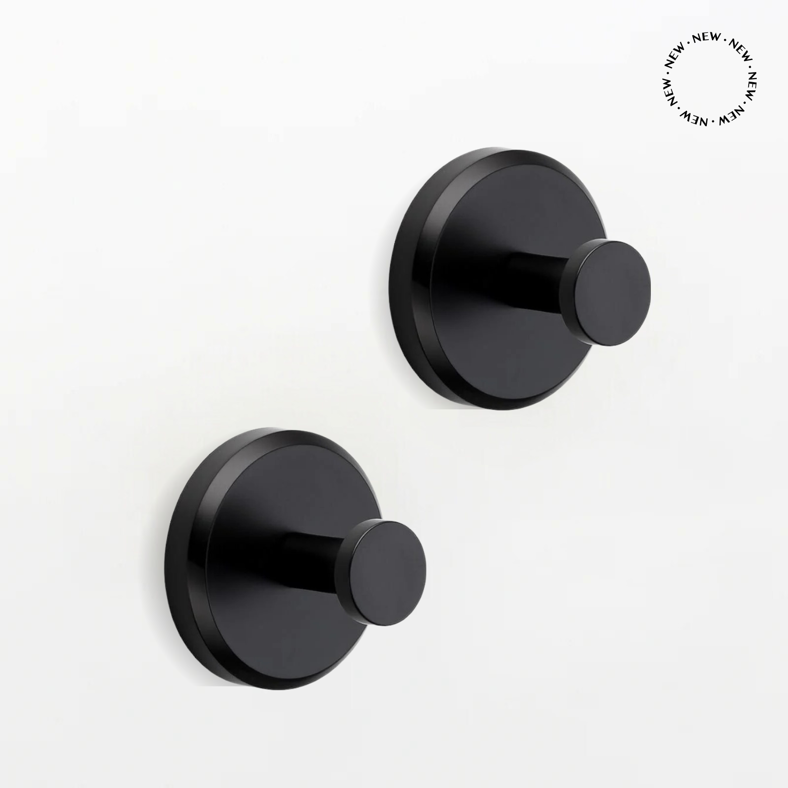 SUCTION HOOKS BLACK