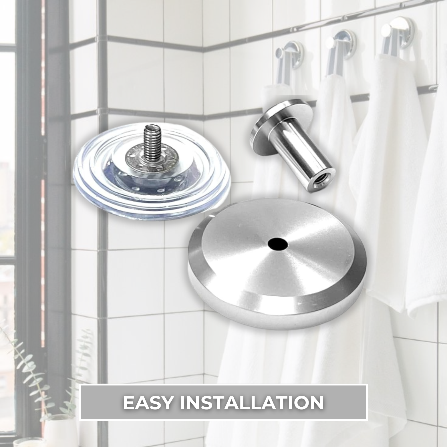 ROHA SUCTION HOOKS CHROME