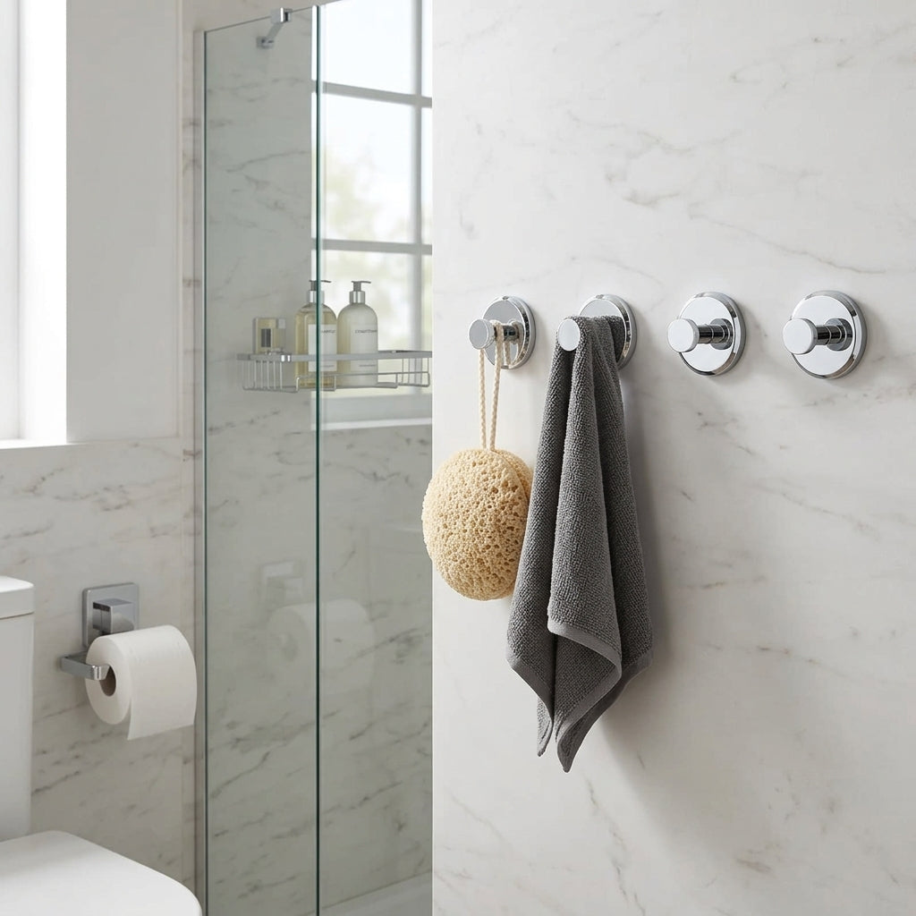 HOOKS & STORAGE BUNDLE CHROME