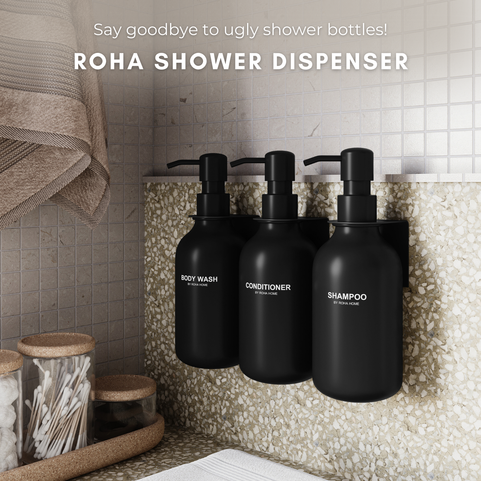 ROHA SOAP DISPENSER SET