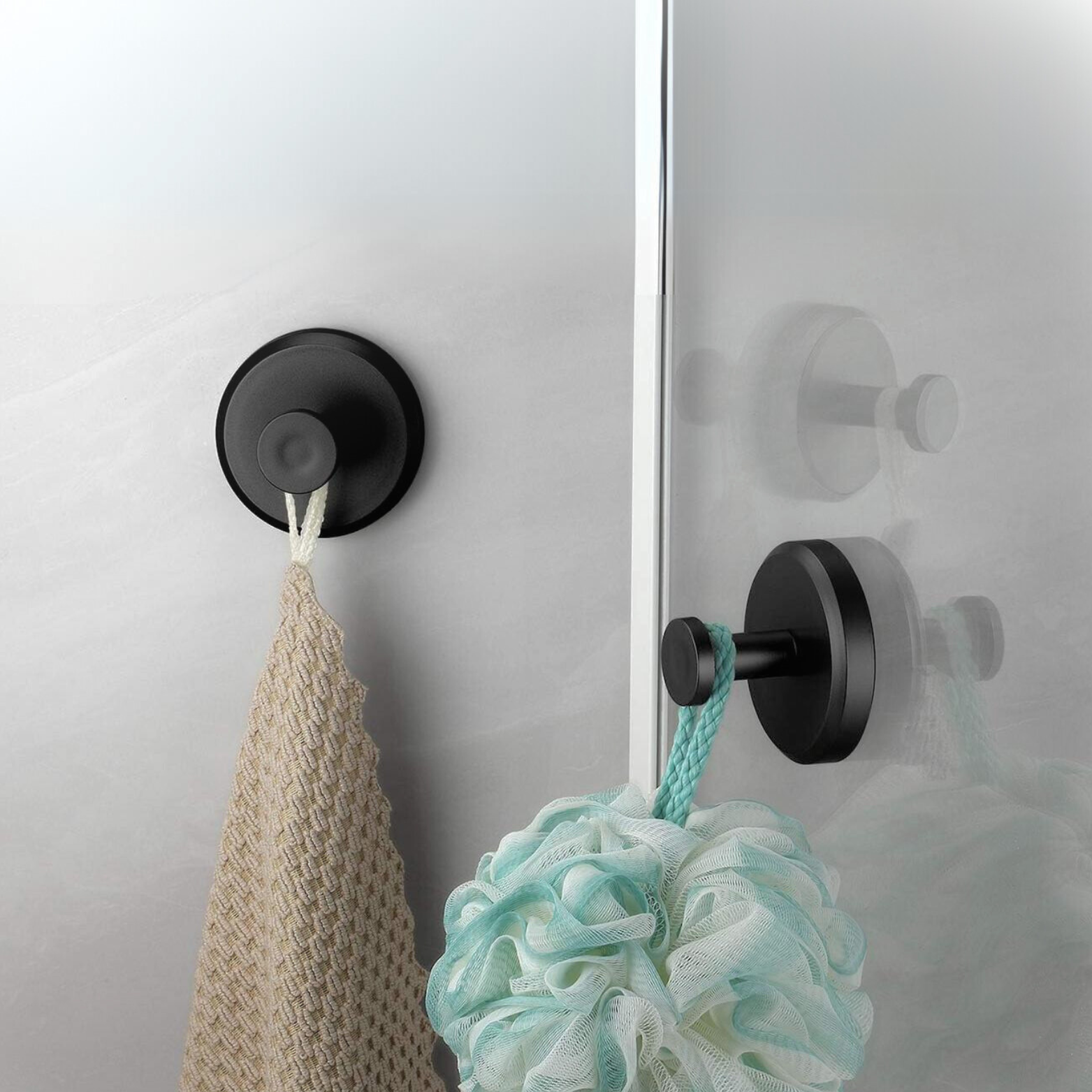 ROHA SUCTION HOOKS BLACK