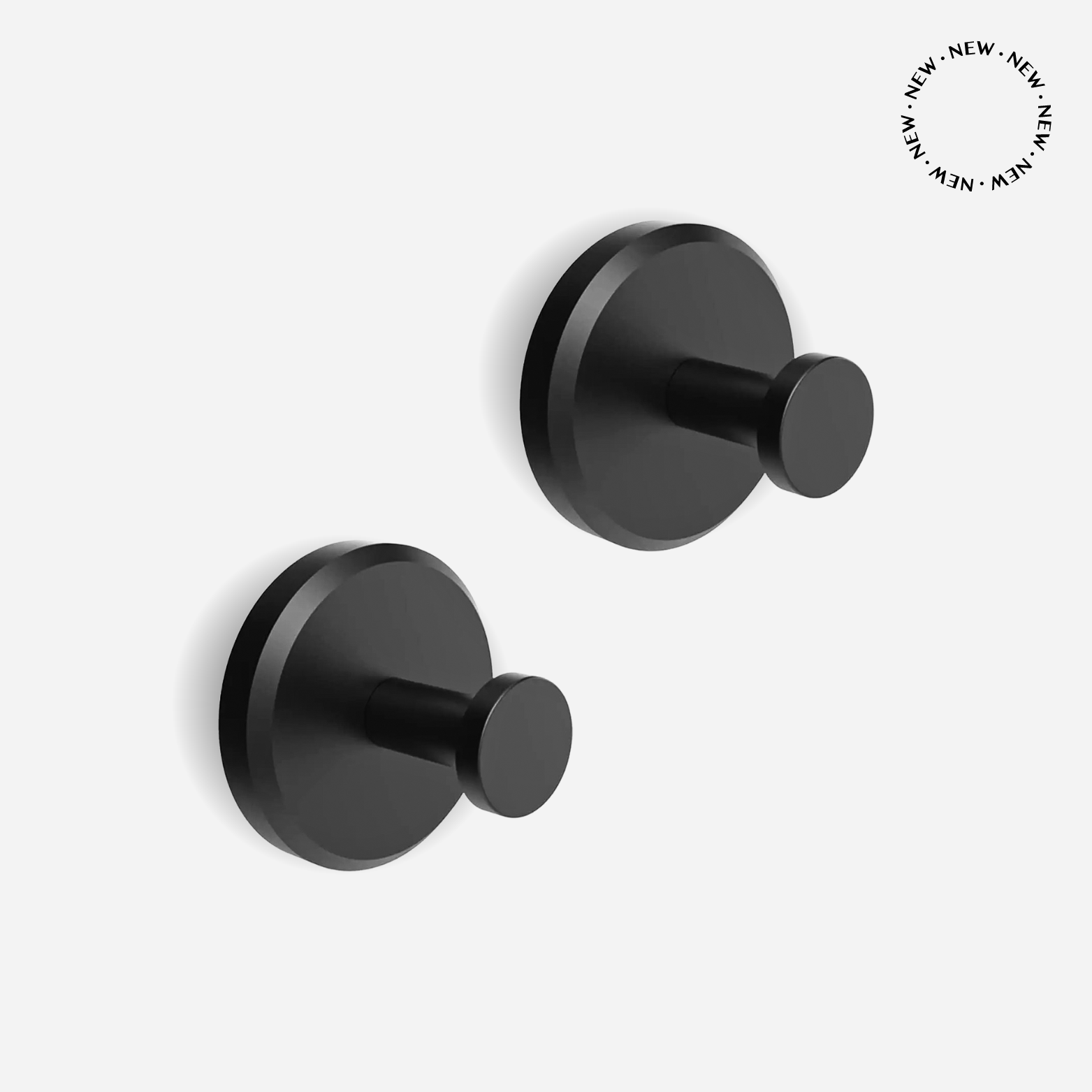 ROHA SUCTION HOOKS BLACK